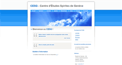 Desktop Screenshot of cesg-ge.ch